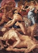 Rosso Fiorentino Moses defending the Daughters of Jethro. painting